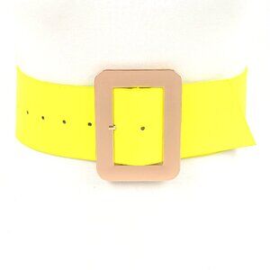 BNWT Wide Neon Color Fashion Belt Oversize Square Buckle Wide Belt
